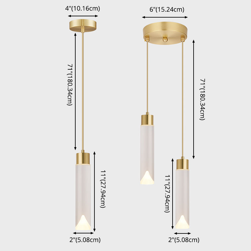 K9 Crystal Cylindric Pendant Lighting Simplicity Finis Finis Finis Plafond