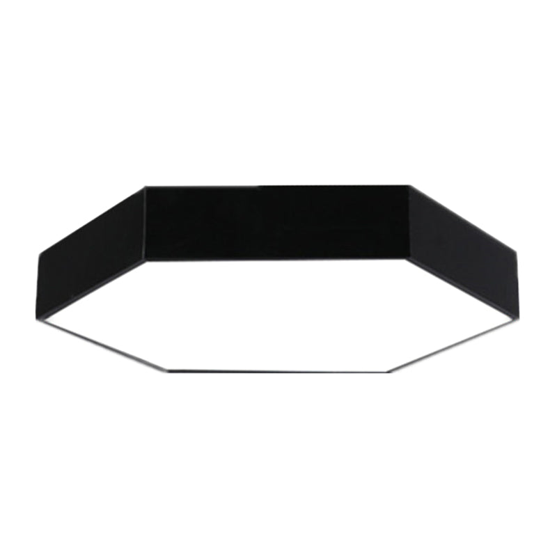 Geometric 1-Light LED Flush Light New Modern Iron Flush Mount Ceiling Light Fixtures