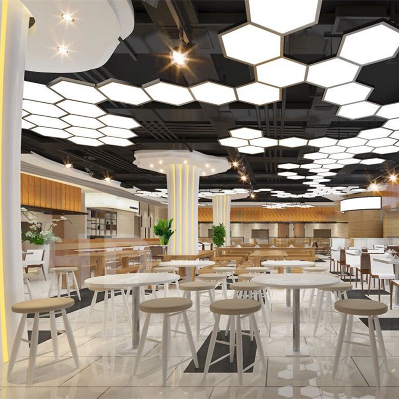 Geometric 1-Light LED Flush Light New Modern Iron Flush Mount Ceiling Light Fixtures