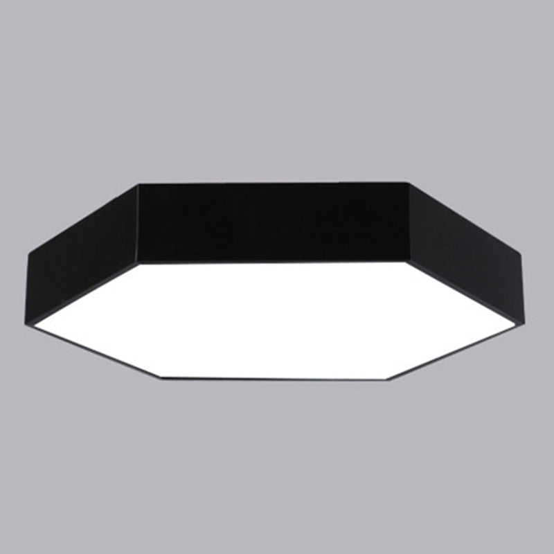 Geometric 1-Light LED Flush Light New Modern Iron Flush Mount Ceiling Light Fixtures