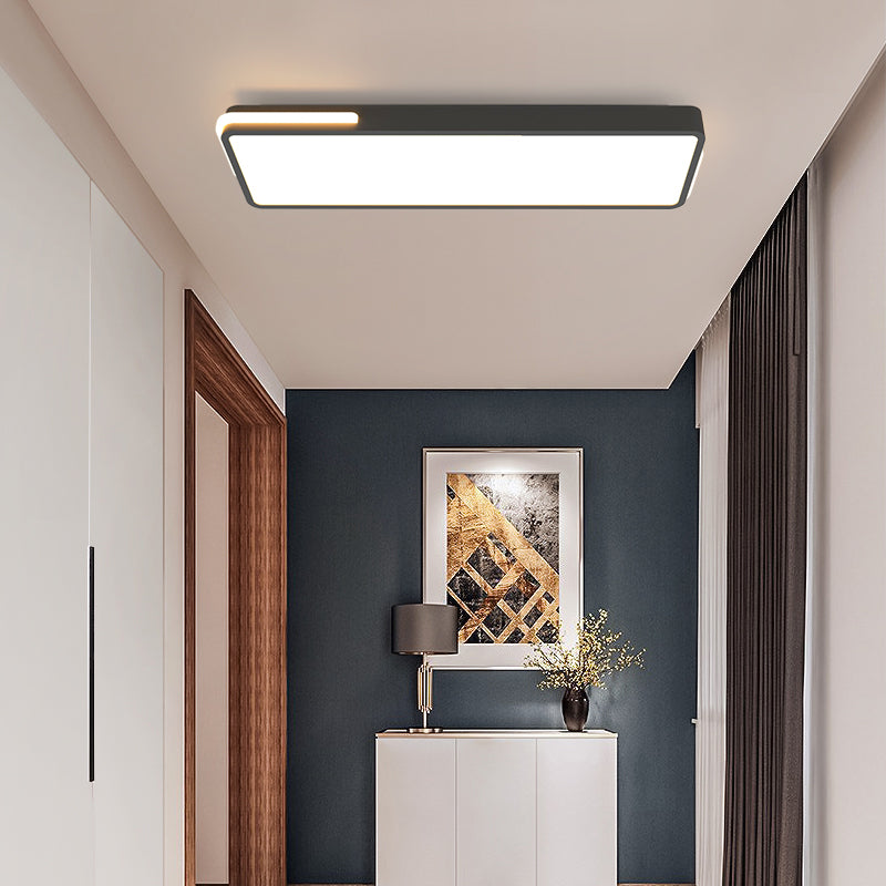 Soporte de montaje de iluminación de techo de soporte de montaje de descarga de luz de montaje en el techo de metal rectangular