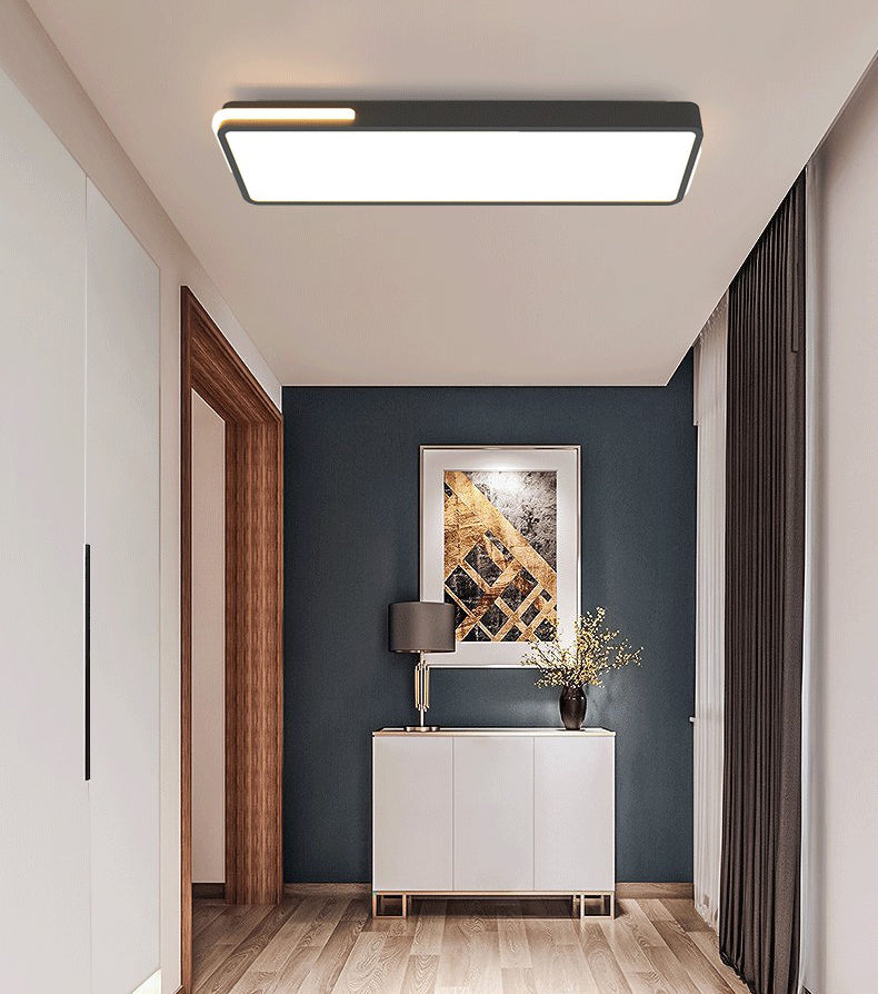 Soporte de montaje de iluminación de techo de soporte de montaje de descarga de luz de montaje en el techo de metal rectangular