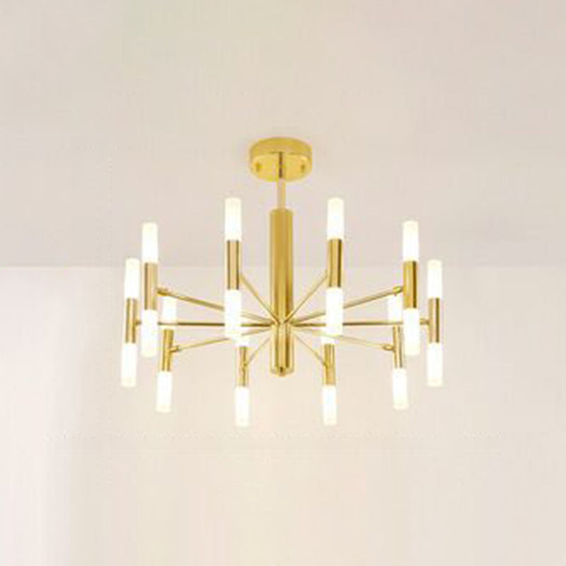 Acryl cilindrische hanger kroonluchter modern-stijl hangende kroonluchter voor woonkamer