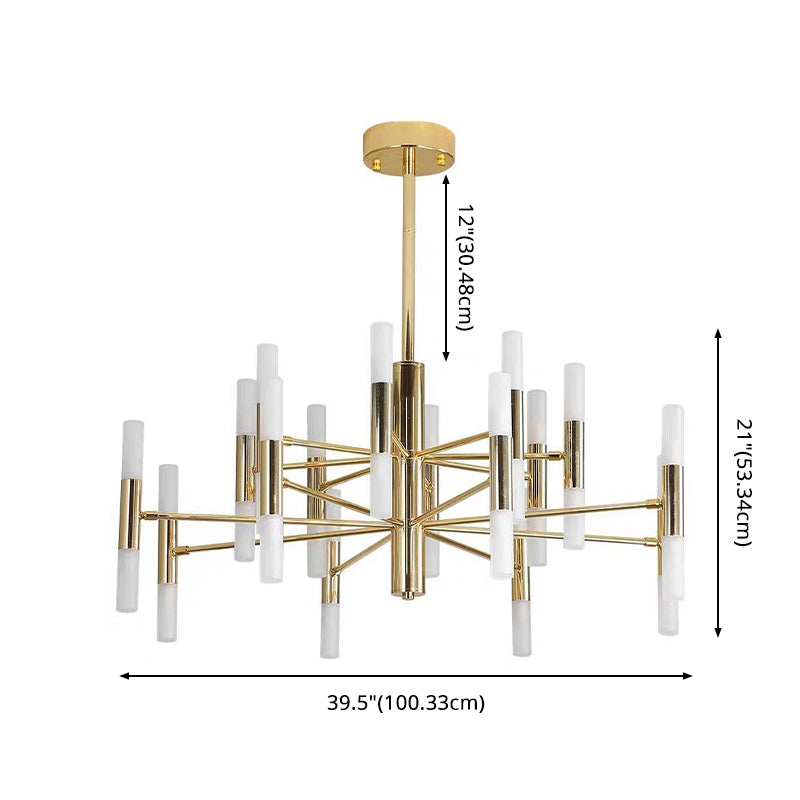 Acryl cilindrische hanger kroonluchter modern-stijl hangende kroonluchter voor woonkamer