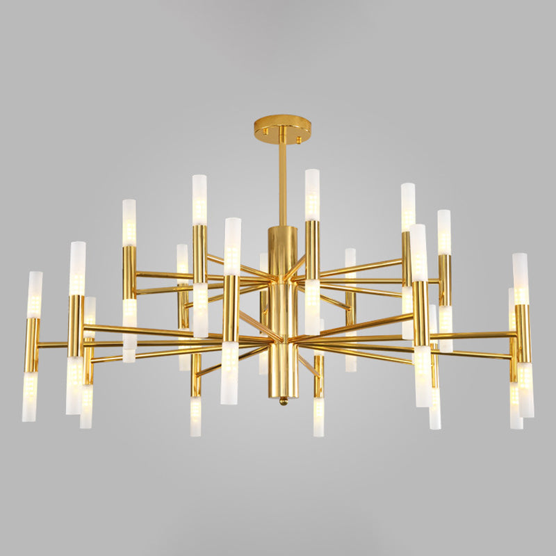 Acryl cilindrische hanger kroonluchter modern-stijl hangende kroonluchter voor woonkamer