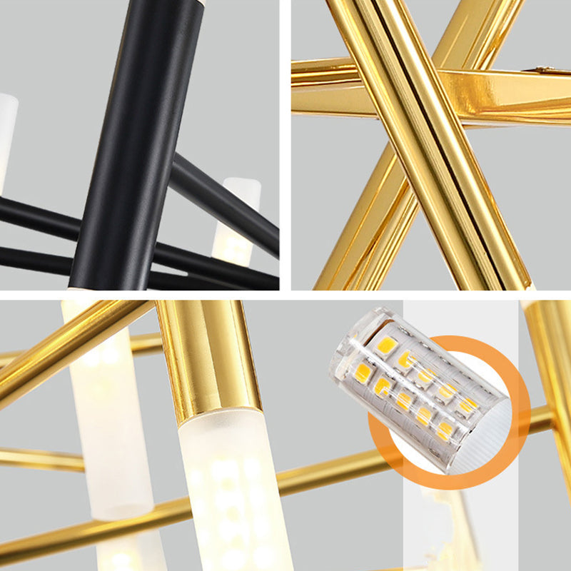 Acryl cilindrische hanger kroonluchter modern-stijl hangende kroonluchter voor woonkamer