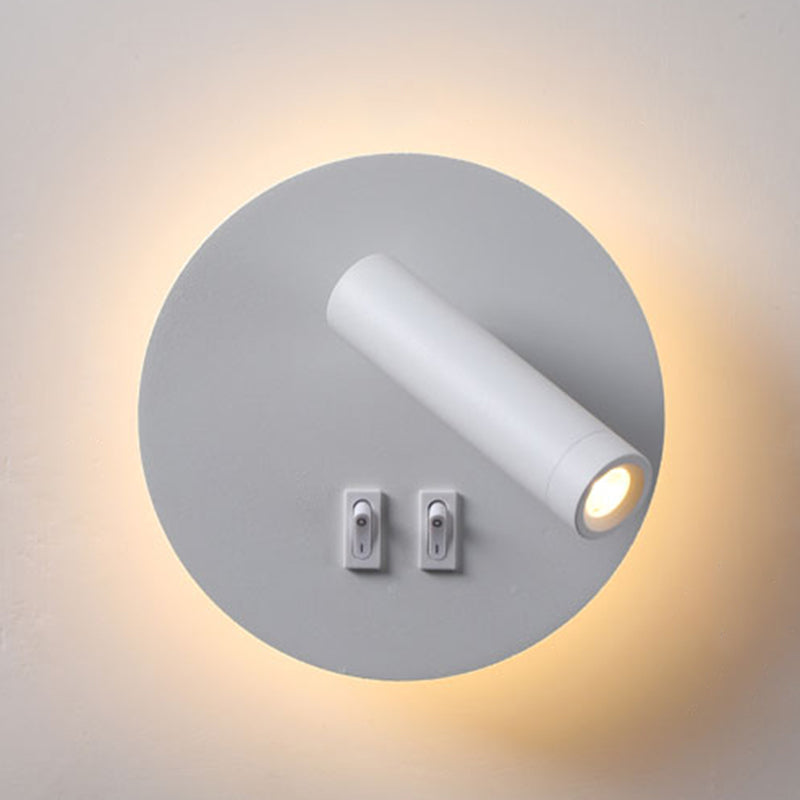 Modern Minimalist Style Wall Mount Light Metal 2 Lights Wall Sconces