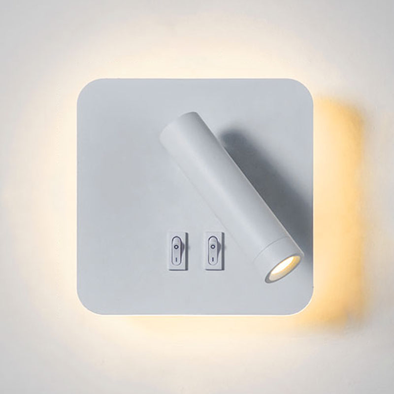 Modern Minimalist Style Wall Mount Light Metal 2 Lights Wall Sconces