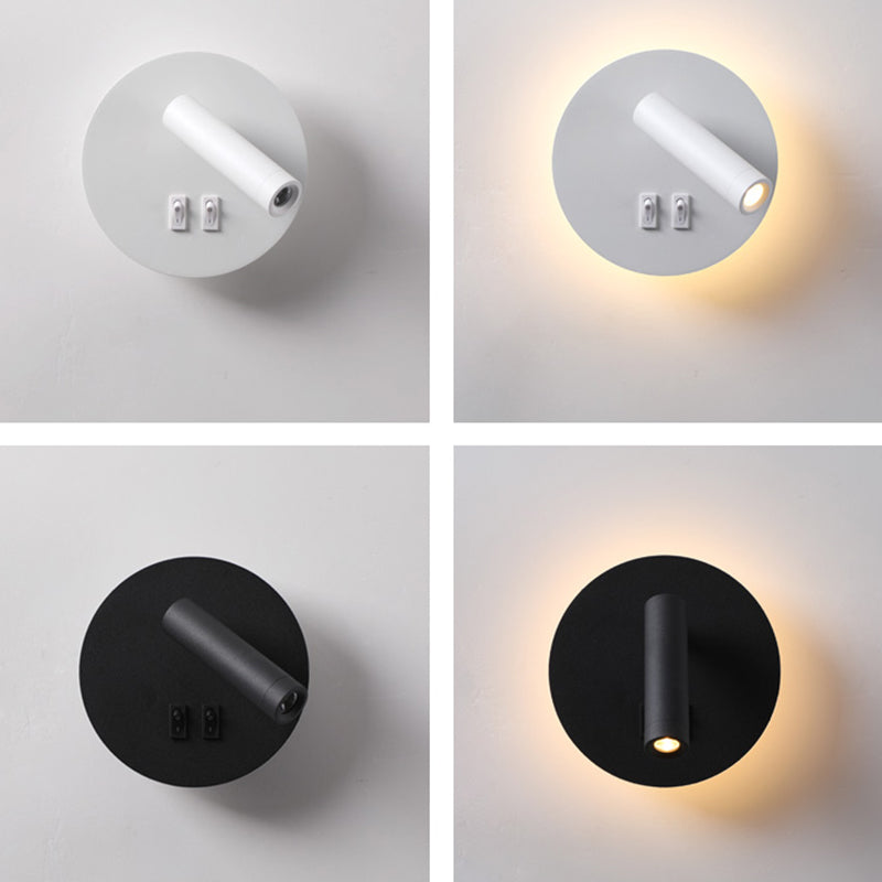 Modern Minimalist Style Wall Mount Light Metal 2 Lights Wall Sconces