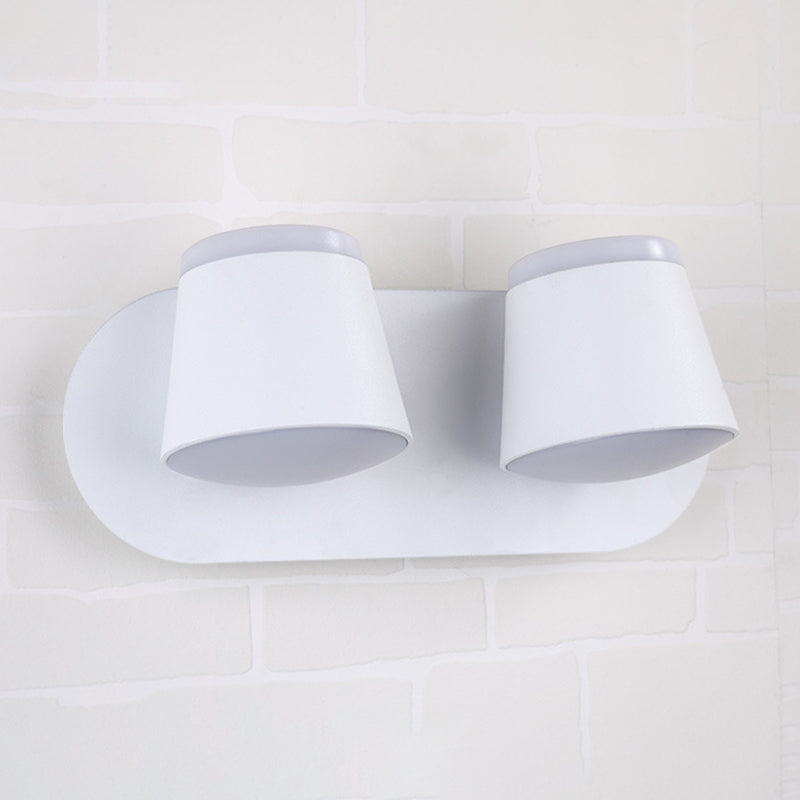 Modern Minimalist Style Half Cylinder Wall Light Sconces Acrylic Wall Lighting for Living Room