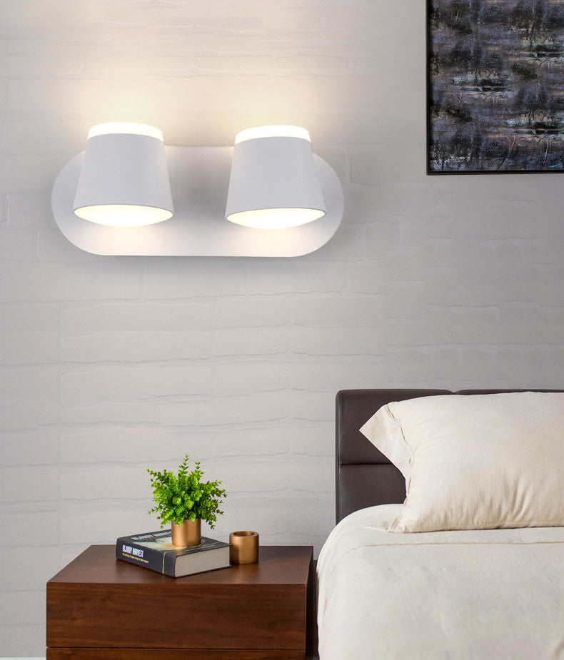 Modern Minimalist Style Half Cylinder Wall Light Sconces Acrylic Wall Lighting for Living Room