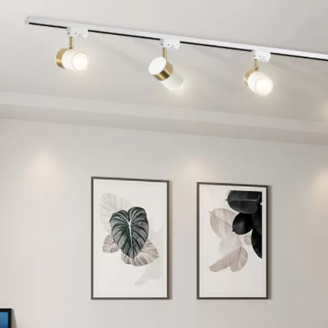 Nieuwe moderne lineaire track verlichting metalen plafond licht armatuur met 3 Spotlights