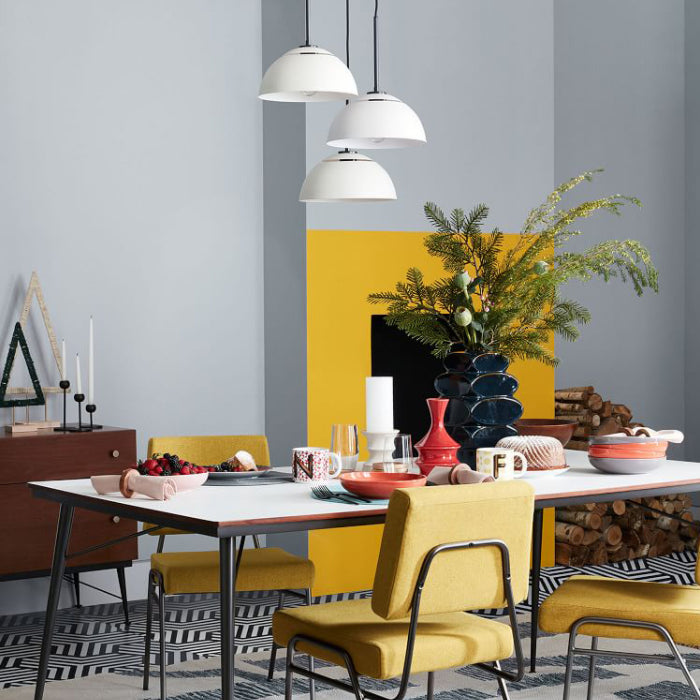 Macaron Domed Pendant Lamp Metal 1 Bulb Dining Room Suspension Light with Vent Design