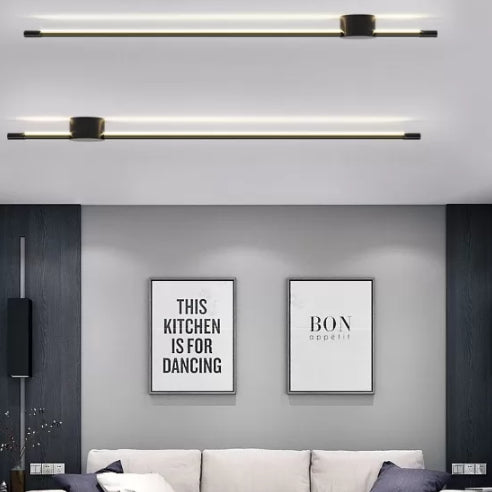 Moderner minimalistischer Stil Linear Wandmontierte Lichter Metall Wandleuchten für Wohnzimmer