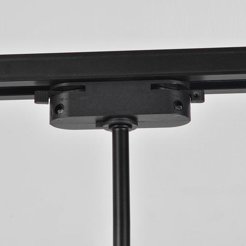 Wrought Iron Track Lighting New Modern Linear Ceiling Mounted Lamp with 3 Spotlights