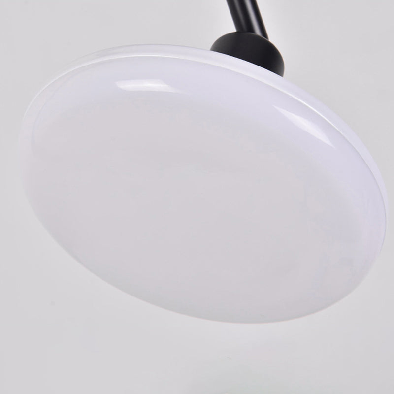 Wrought Iron Track Lighting New Modern Linear Ceiling Mounted Lamp with 3 Spotlights