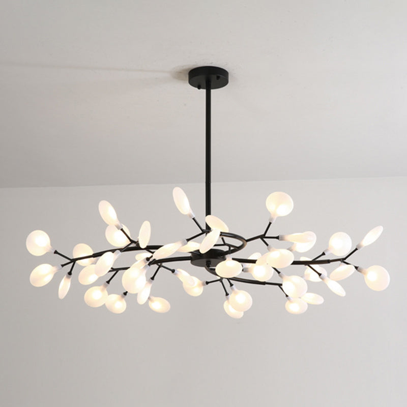 Branches Living Room Ceiling Chandelier Metal Minimalistic Chandelier Lighting Fixture