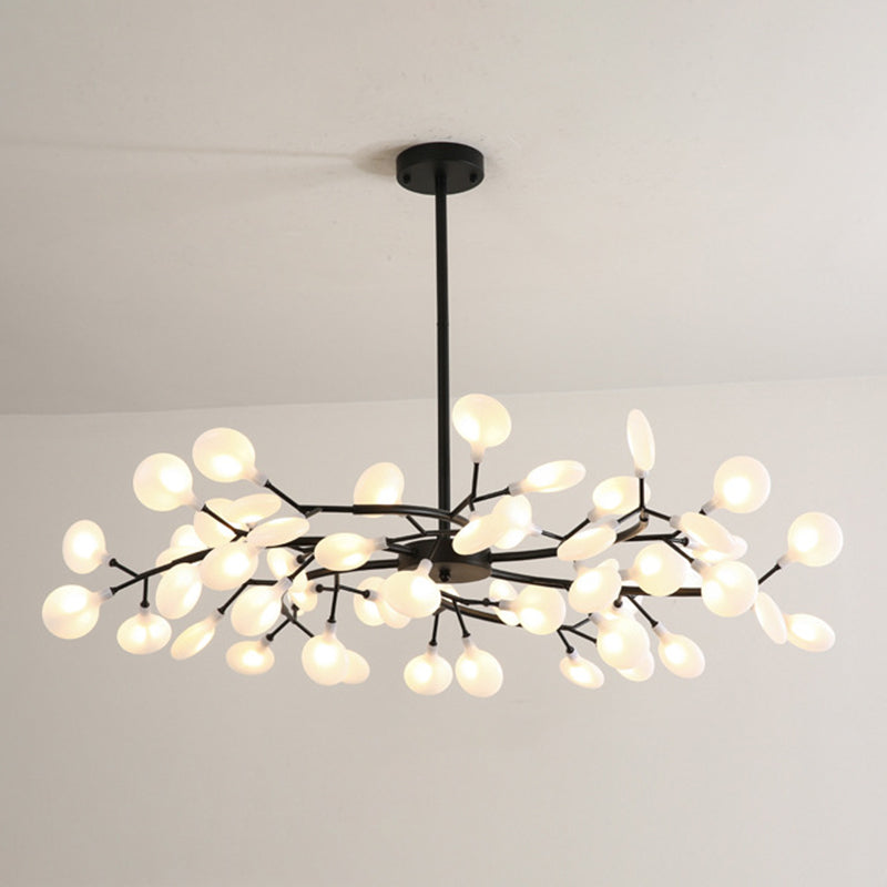 Branches Living Room Ceiling Chandelier Metal Minimalistic Chandelier Lighting Fixture