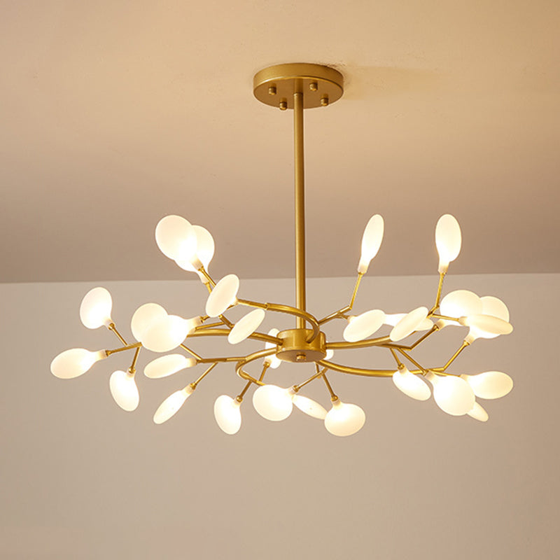 Branches Living Room Ceiling Chandelier Metal Minimalistic Chandelier Lighting Fixture