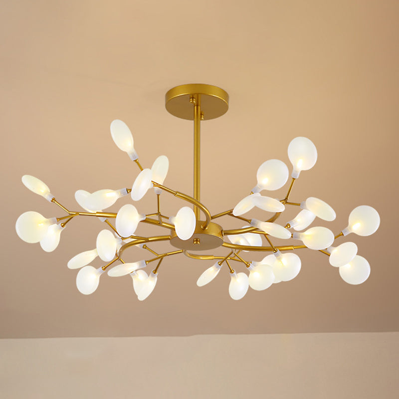 Branches Living Room Ceiling Chandelier Metal Minimalistic Chandelier Lighting Fixture