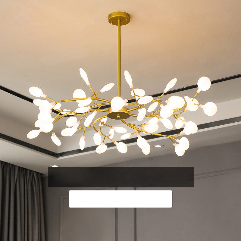 Branches Living Room Ceiling Chandelier Metal Minimalistic Chandelier Lighting Fixture