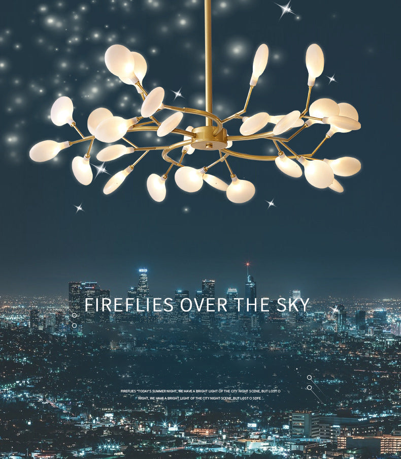 Branches Living Room Ceiling Chandelier Metal Minimalistic Chandelier Lighting Fixture