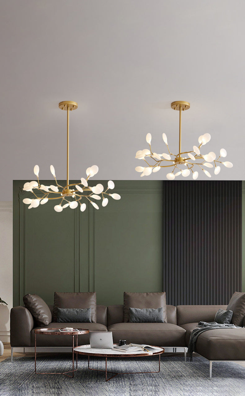 Branches Living Room Ceiling Chandelier Metal Minimalistic Chandelier Lighting Fixture