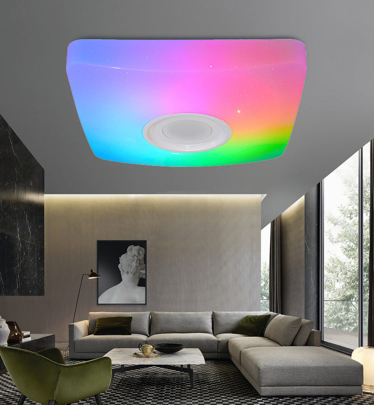 Unterputz-Deckenleuchte, LED-Licht, intelligentes Bluetooth-Musiklicht, buntes Licht, Ladenleuchte