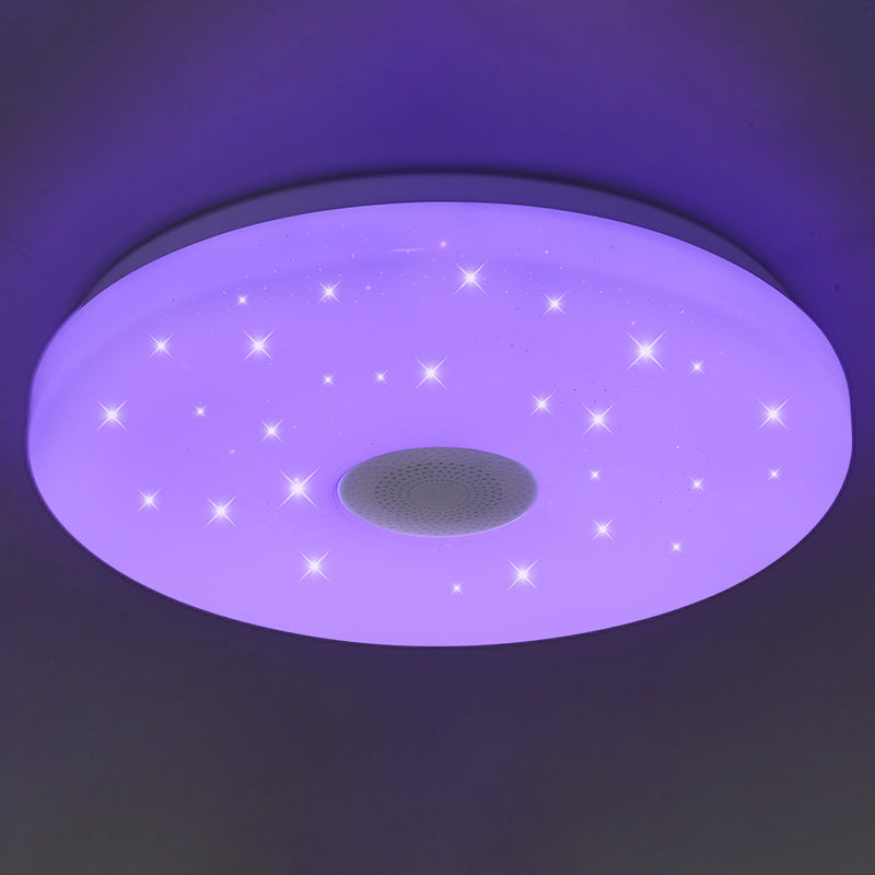Lámpara de techo moderna, luz de control de teléfono, luz LED Bluetooth, luz de dormitorio