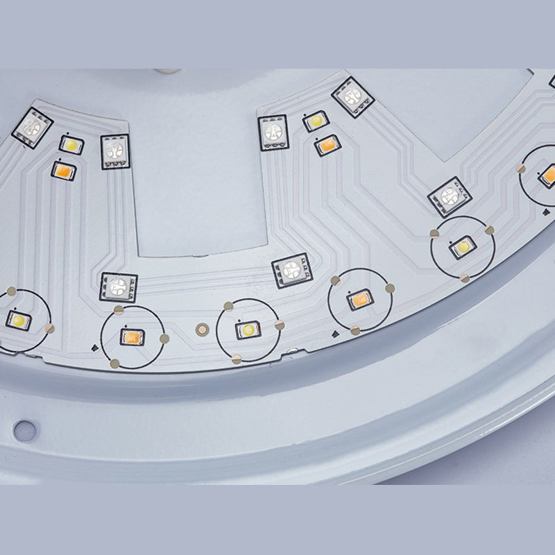 Lámpara de techo moderna, luz de control de teléfono, luz LED Bluetooth, luz de dormitorio