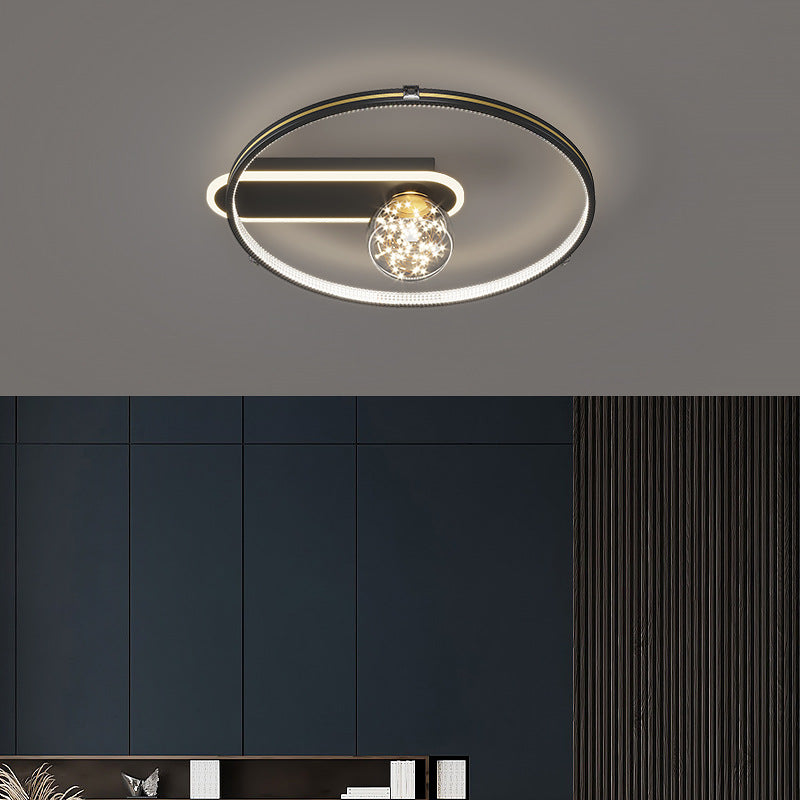 Modern Style Ceiling LED Light Fixture Warm Room Light Creative Shop Light Bedroom Light