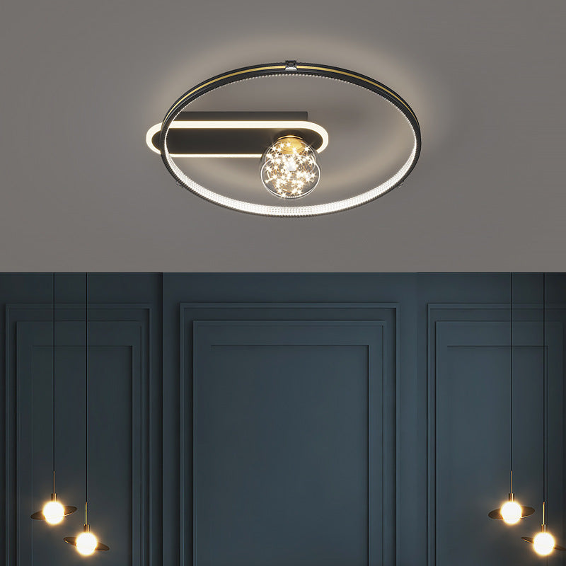 Modern Style Ceiling LED Light Fixture Warm Room Light Creative Shop Light Bedroom Light