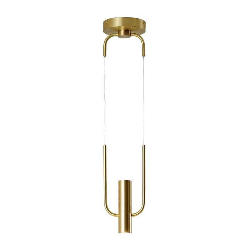 Éclairage pendentif en or