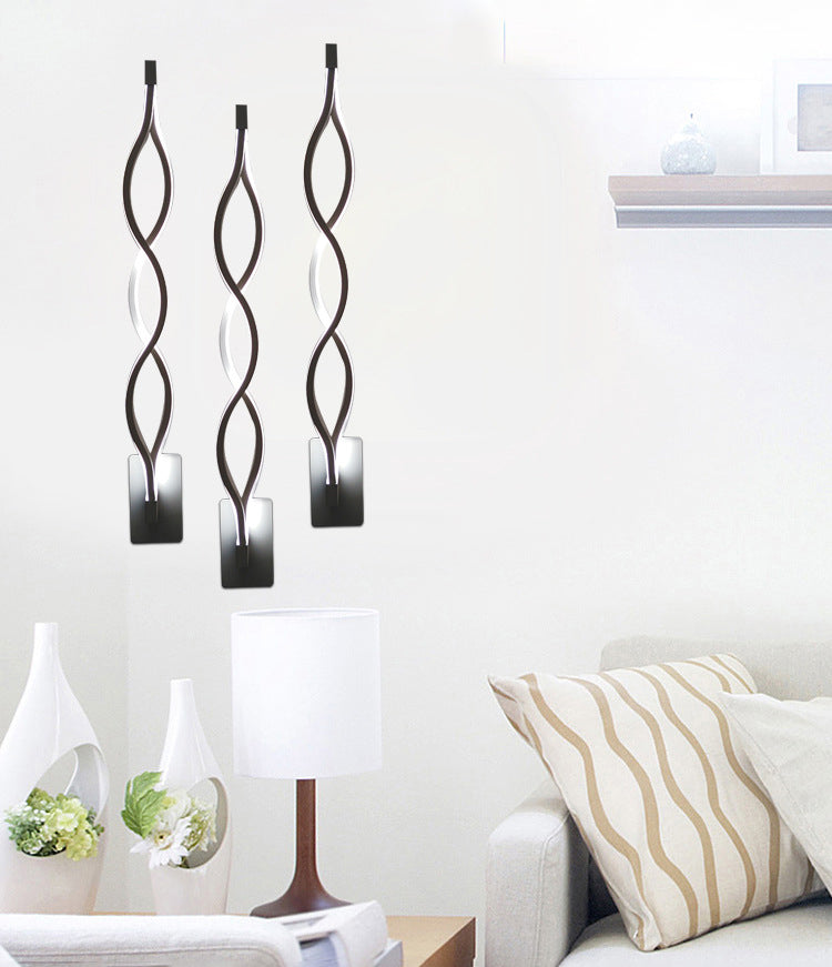 Modern Minimalist Minimalist Linear Vanity Sconce Lights Full Wall Lighting per soggiorno