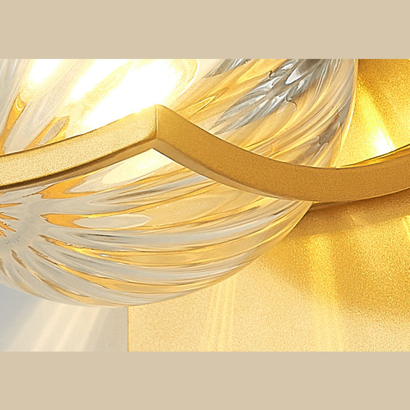 7 Inches Height Single Bulb Mini Sconce Light Nordic Style Simplicity Glass Ball Wall Light