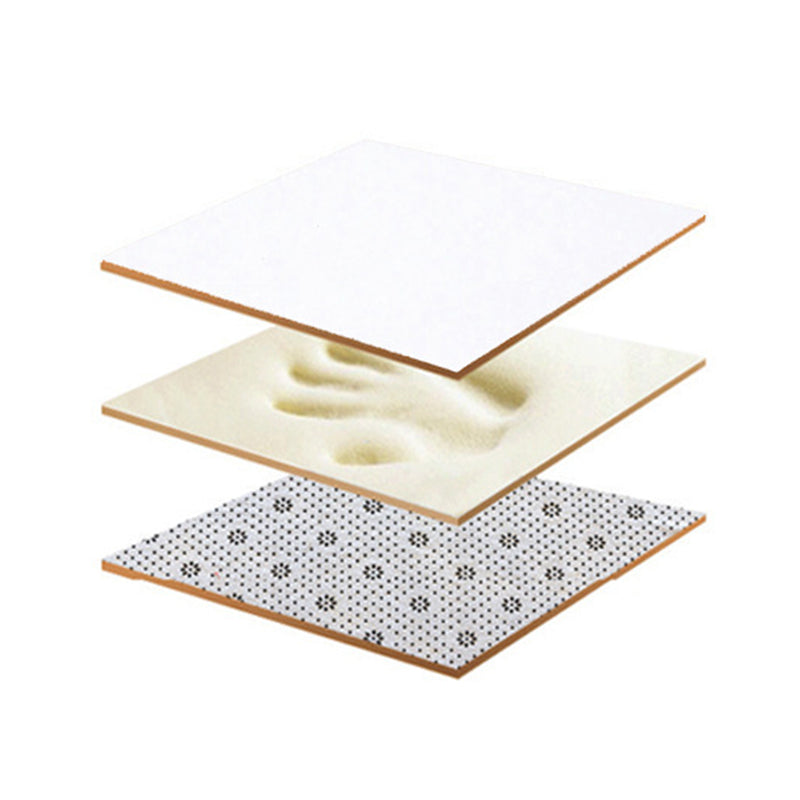 Green Leaves Pattern Rug Modern Fresh Round Carpet Flannel Non-Slip Backing Rug for Living Room