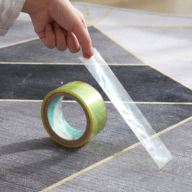 Fresh Watercolor Indoor Rug Modern Creative Oval Carpet Polyester Stain Resistant Rug for Bedroom