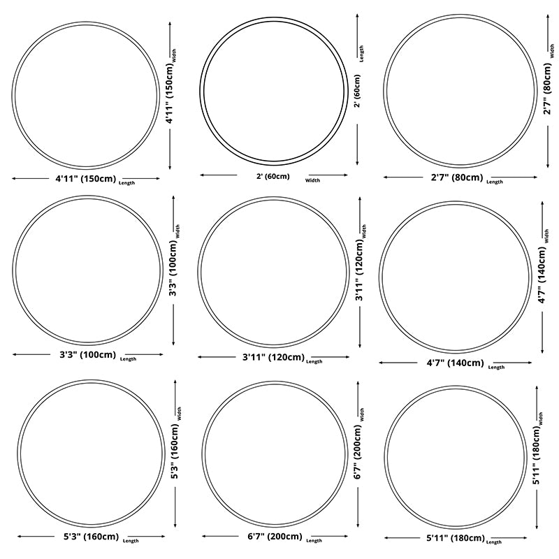 Creative Animal Print Rug Multi-Color Round Carpet Polyester Stain Resistant Area Carpet for Living Room