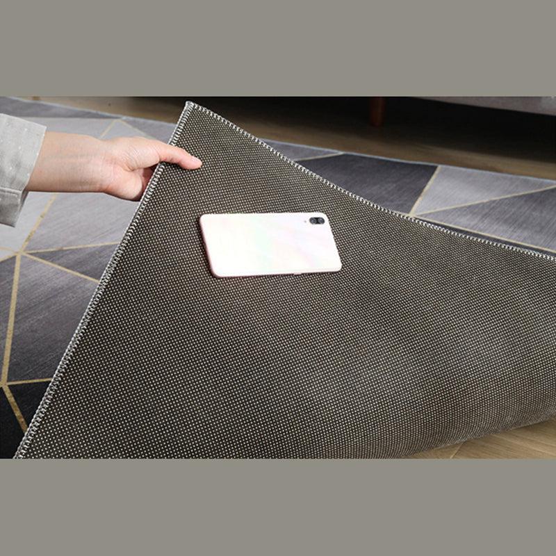 Creative Animal Print Rug Multi-Color Round Carpet Polyester Stain Resistant Area Carpet for Living Room