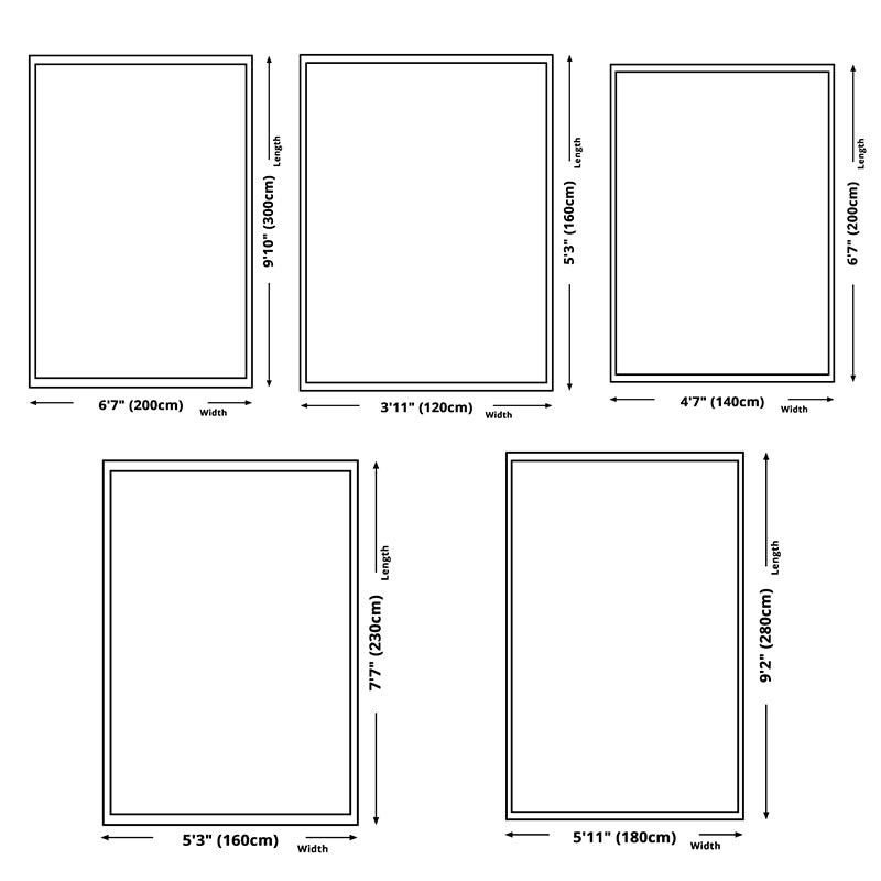 Multicolor Classic Area Carpet Polyester Moroccan Tile Indoor Rug Anti-Slip Backing Carpet for Living Room