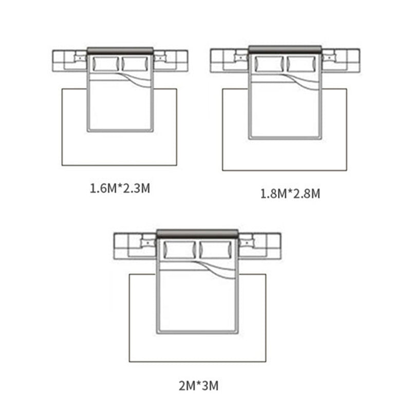 Modern Living Room Rug Graphic Carpet Polyester Non-Slip Backing Indoor Rug