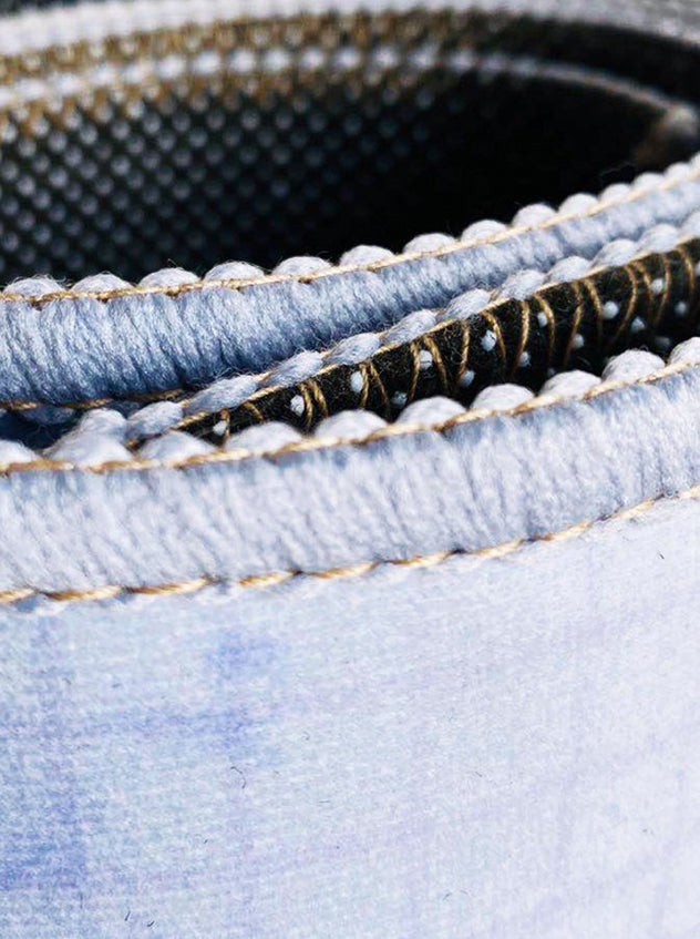 Zwart visgraat Trug Polyester Boheems tapijt Anti-slip achterste tapijt voor woningdecoratie