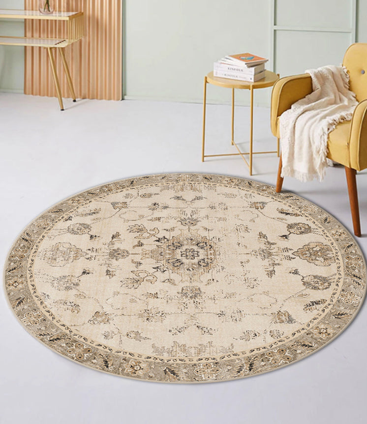 Area vintage di chiaro tappeto Polyester Etnic Pattern Easy Care Tappet per soggiorno