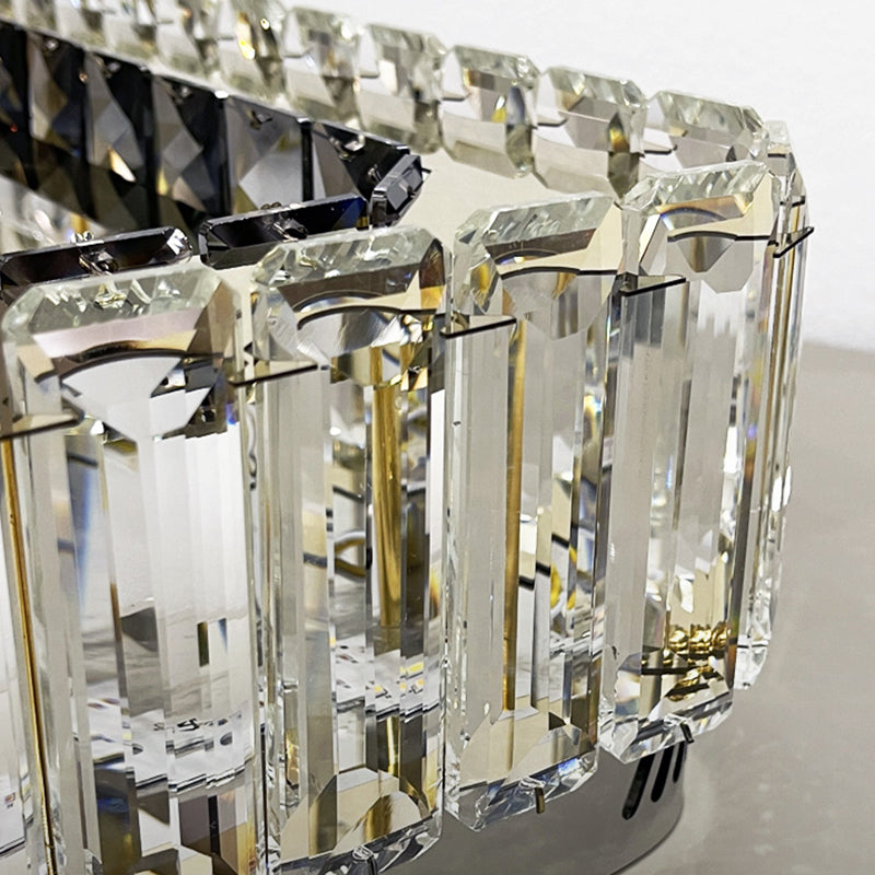 Nouveau cristal moderne encastré luminaire or LED encastré pour la chambre à coucher