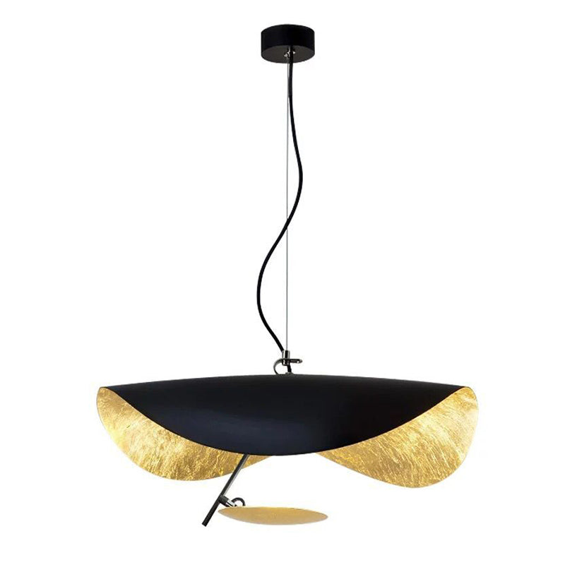 Metal Hat-Shape Chandelier Pendant Light Modern LED Chandelier Lamp for Dinning Room