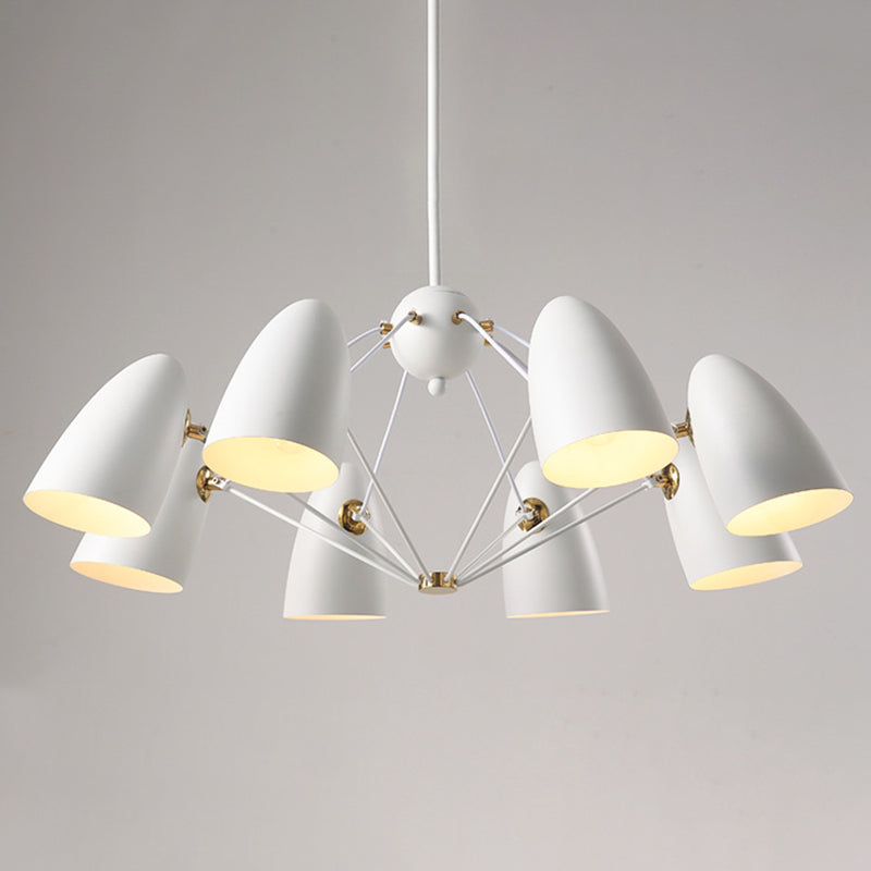 Modern Style Chandelier Pendant Light Shaded Pendant Chandelier with Metal Shade