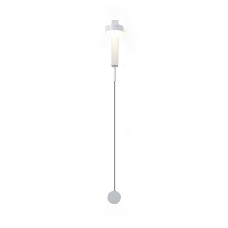 Post-modern Style Metal LED Sconce Light Rotatable Design Simplicity Bedside Wall Mount Lamp with Rotary Dimmer Switch