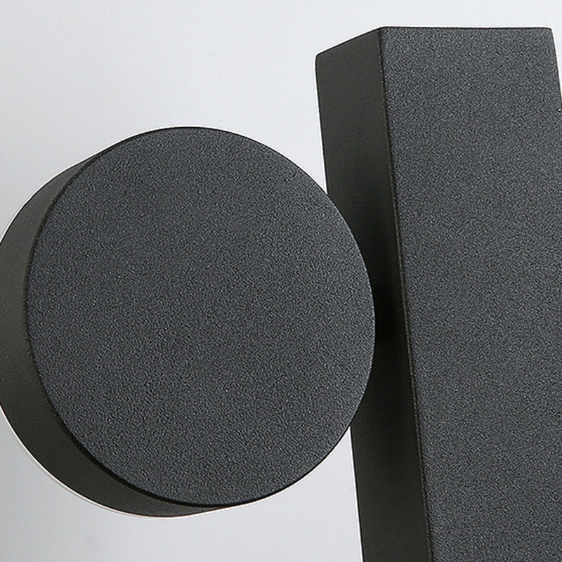 Post-modern Style Metal LED Sconce Light Rotatable Design Simplicity Bedside Wall Mount Lamp with Rotary Dimmer Switch