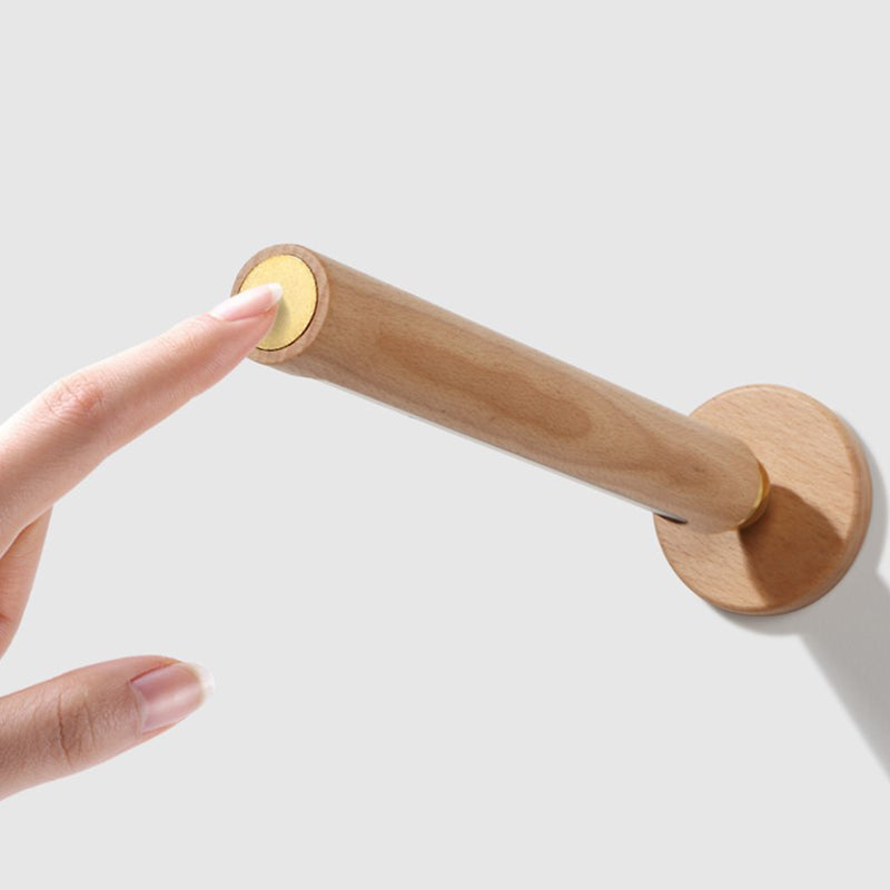 Lámpara de pared LED de madera maciza de 360 ° de 360 ° Cargo USB de estilo moderno de estilo cilíndrico para la cama para la cama