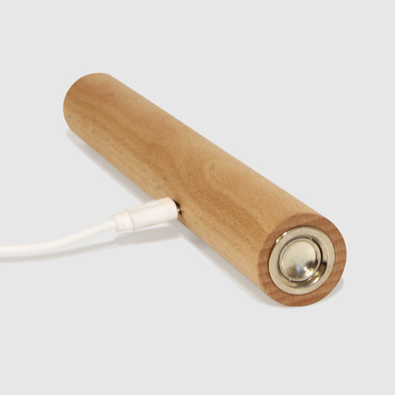 Lámpara de pared LED de madera maciza de 360 ° de 360 ° Cargo USB de estilo moderno de estilo cilíndrico para la cama para la cama